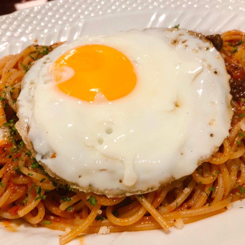 目玉焼きのせミートソース(星乃珈琲店 西新宿店)