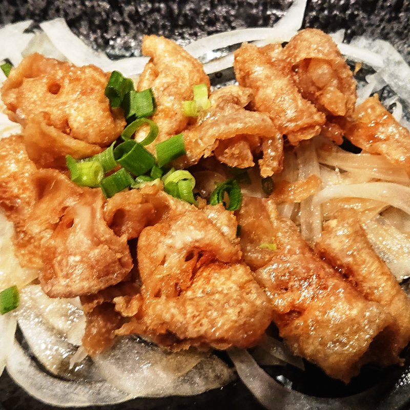 カリカリ鶏皮ポン酢(AJITO 川崎仲見世店)