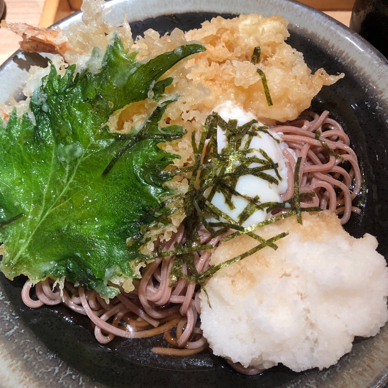 海老天ぷら冷やし五穀麺(五穀 ゆめタウン徳島店 （ごこく）)