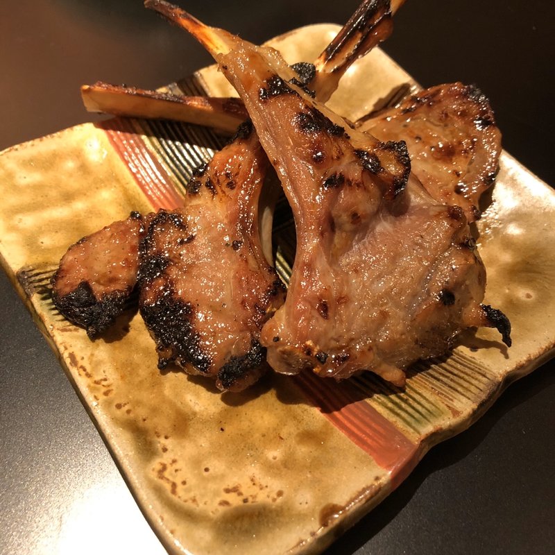 ラムチョップの西京漬(赤坂　渡なべ)