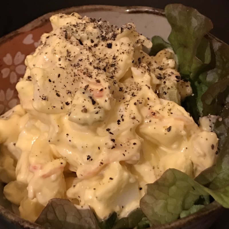 マカロニ玉子サラダ(月ふたつ)