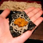 雲丹蕎麦寿司(虎徹)