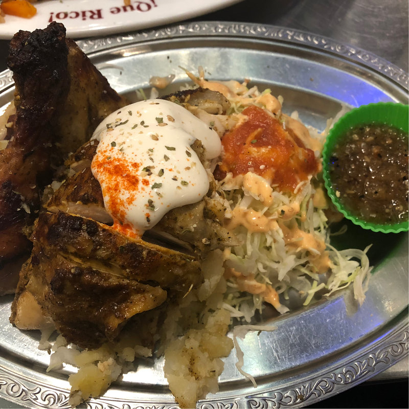 墨国回転鶏ランチ(墨国回転鶏食堂)