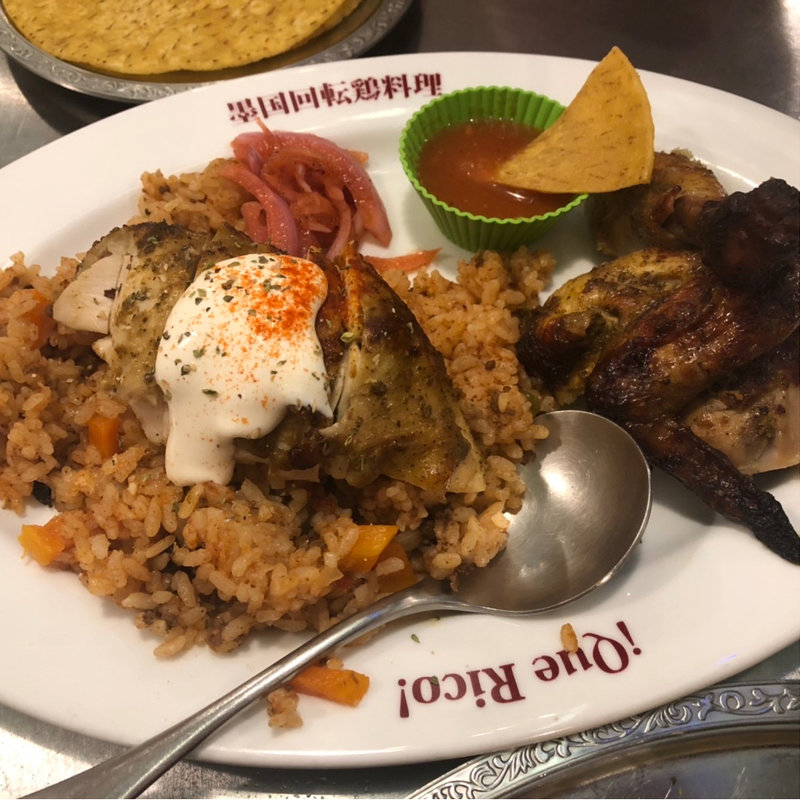 半鶏(墨国回転鶏食堂)