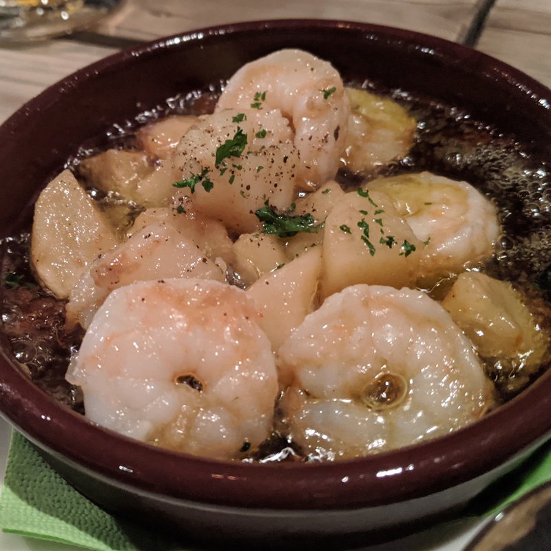 海老とじゃがいものアヒージョ(IL COVO)