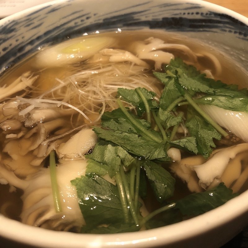 舞茸蕎麦(九頭龍蕎麦 はなれ)