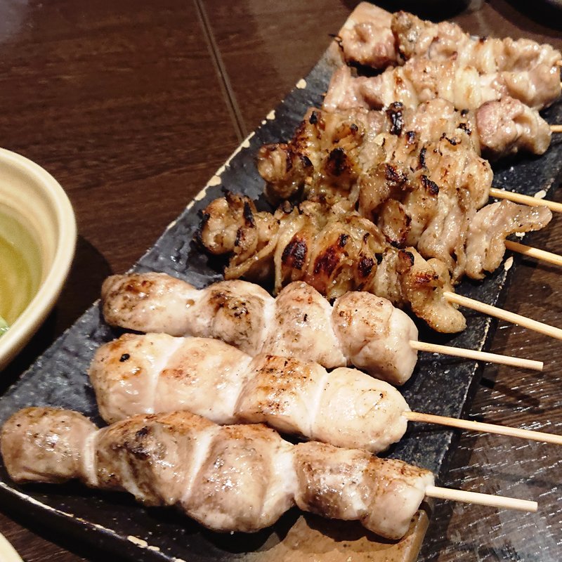 炭火焼き鳥3種盛り合わせ(AJITO 川崎仲見世店)