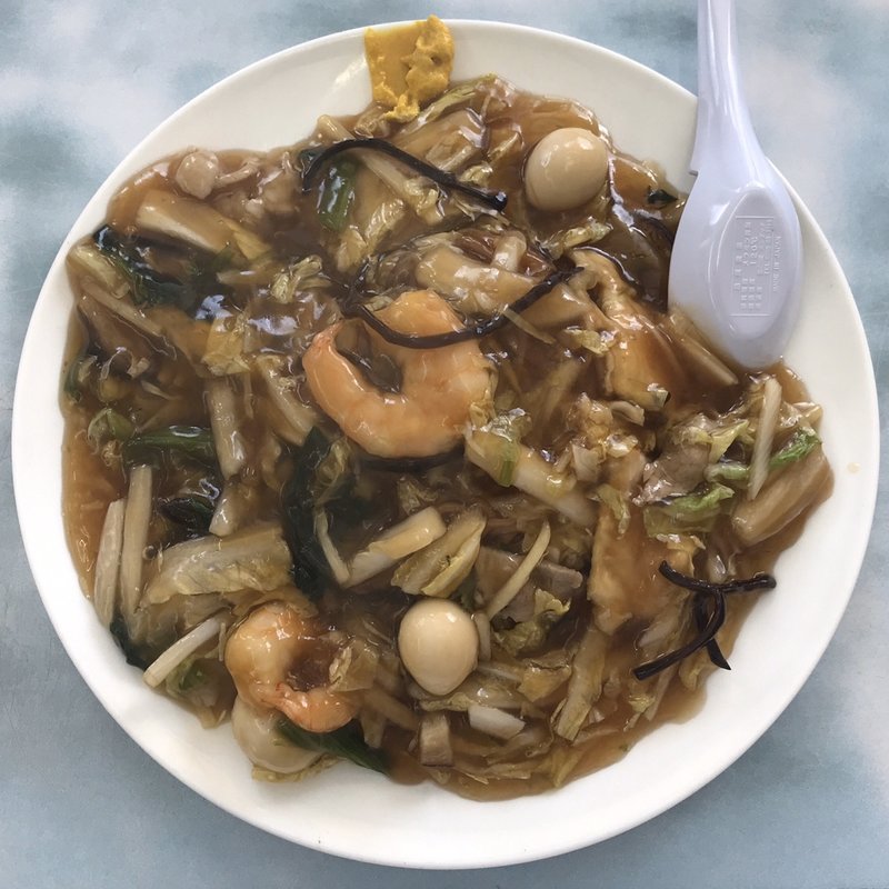 五目焼きそば ハーフ(龍鳳)