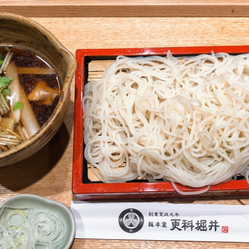 鴨汁更科蕎麦(総本店更科堀井 日本橋高島屋)