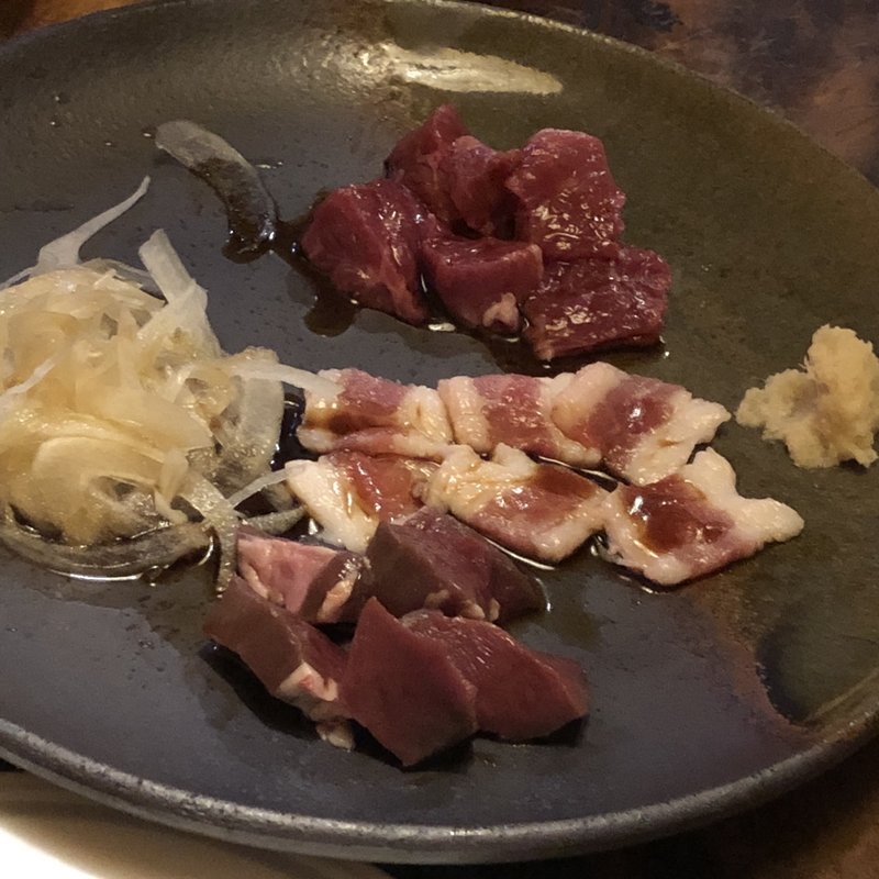 馬刺し三種盛合せ(桜咲くころ )