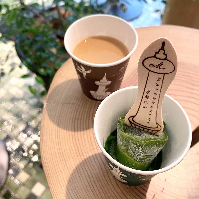 生茶の菓アイスバー(マールブランシュ 京都タワーサンド店)