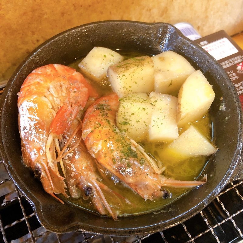 ガーリックシュリンプ(新宿思い出横丁 トロ函 （とろばこ）)