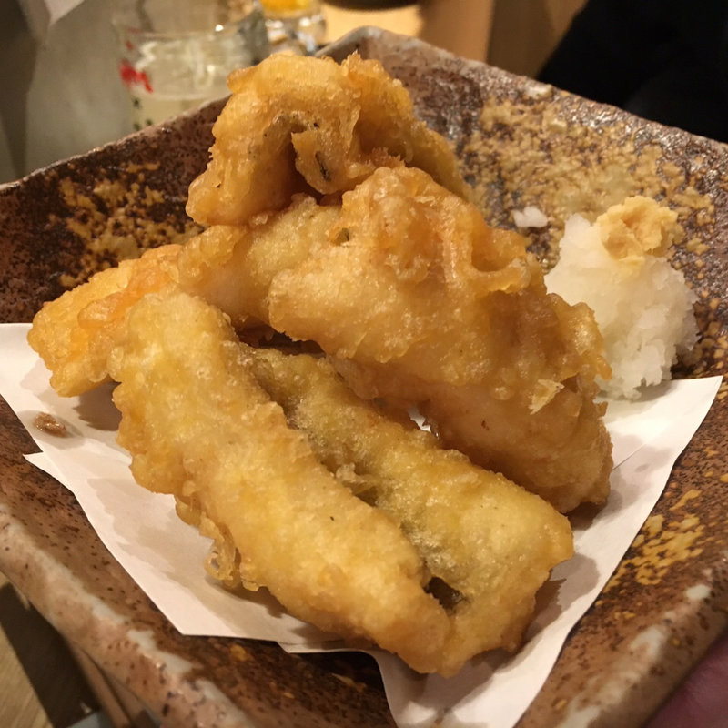 穴子の天ぷら(角打 魚助)