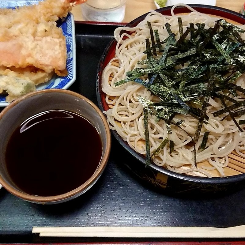 天ざる(生蕎麦 朝日屋)