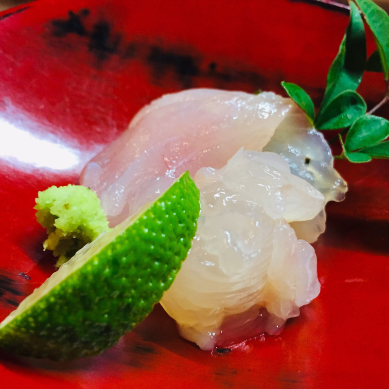 伊勢海老の昆布締め(手打蕎麦　ばんしゃ )