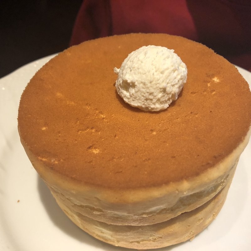 スフレパンケーキ　ダブル(星乃珈琲店 松戸駅前店)