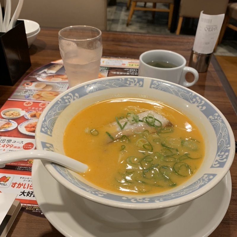 期間限定うにラーメン(バーミヤン水天宮前)