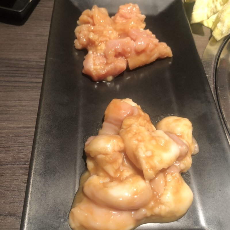 ミノサンド＆テッチャン(板前焼肉一雅)