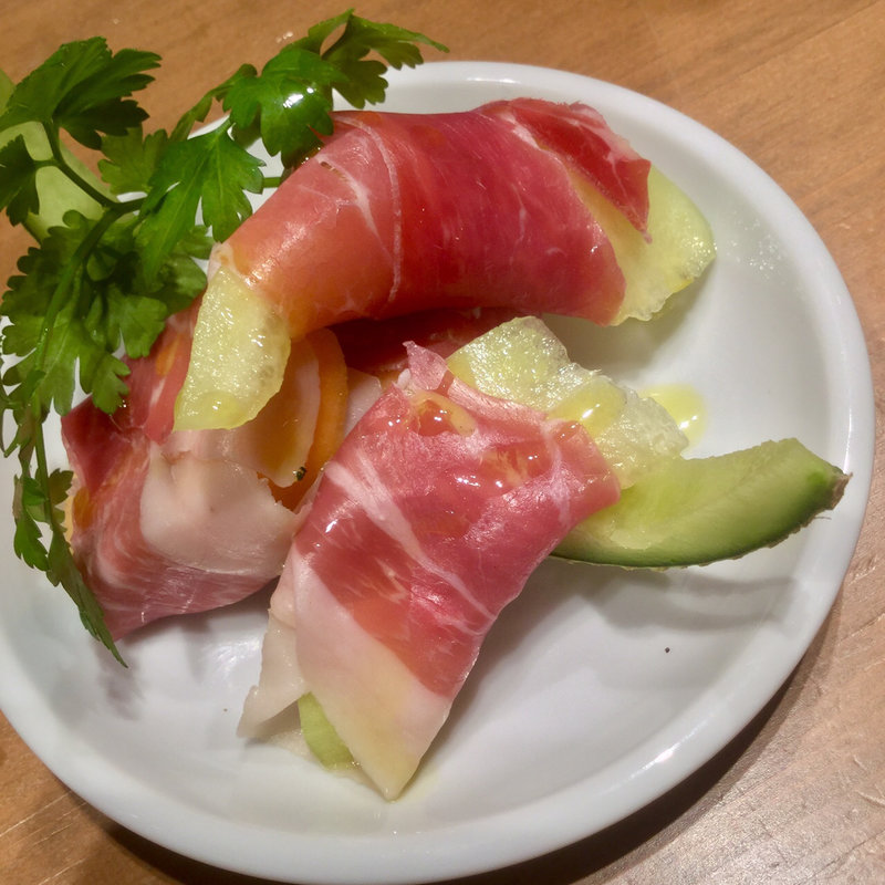 生ハムメロン&柿(クラフトビアマーケット　ホワイティ梅田店)