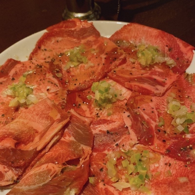 王道のネギタン　1キレ×8(ニクアザブ 六本木店)