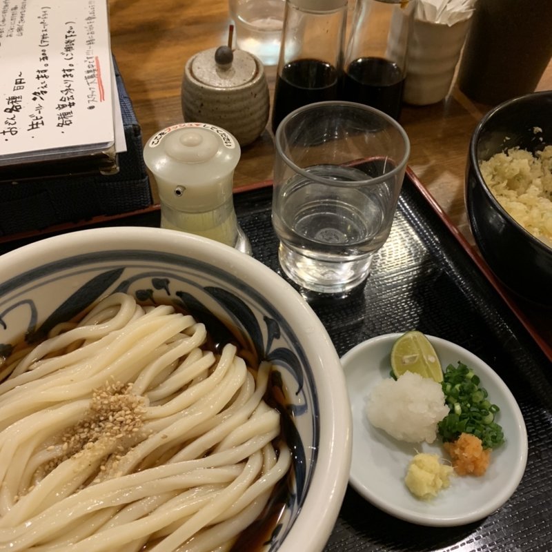 ぶっかけうどん(しんぺいうどん )