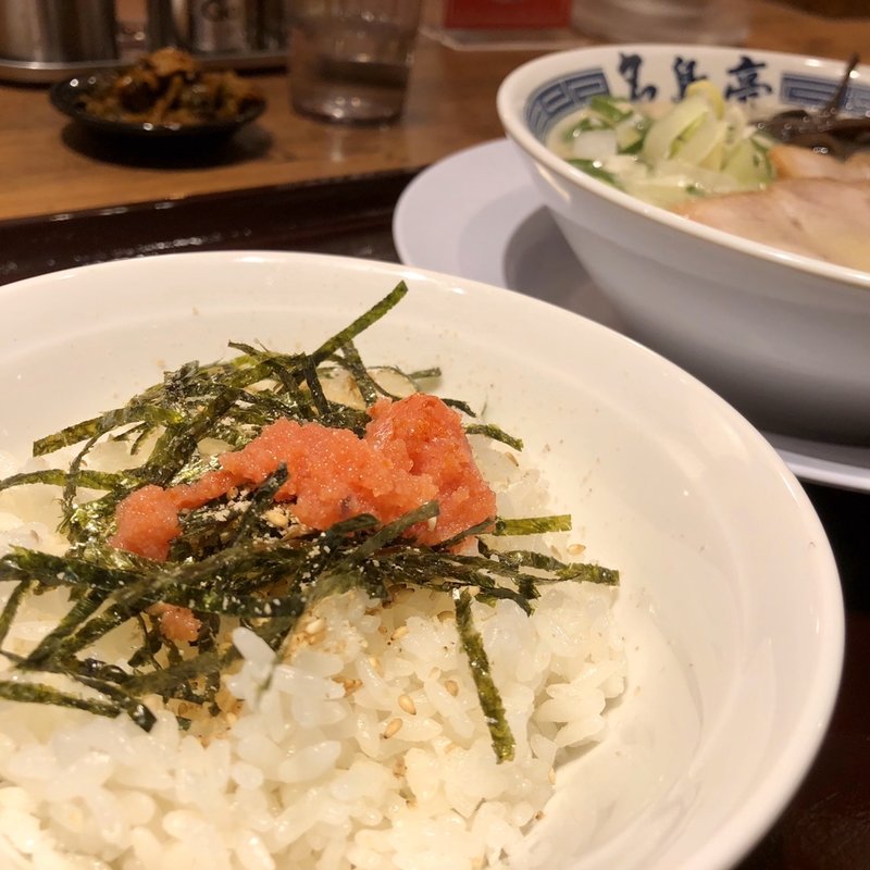 明太ご飯(名島亭 博多デイトス店)