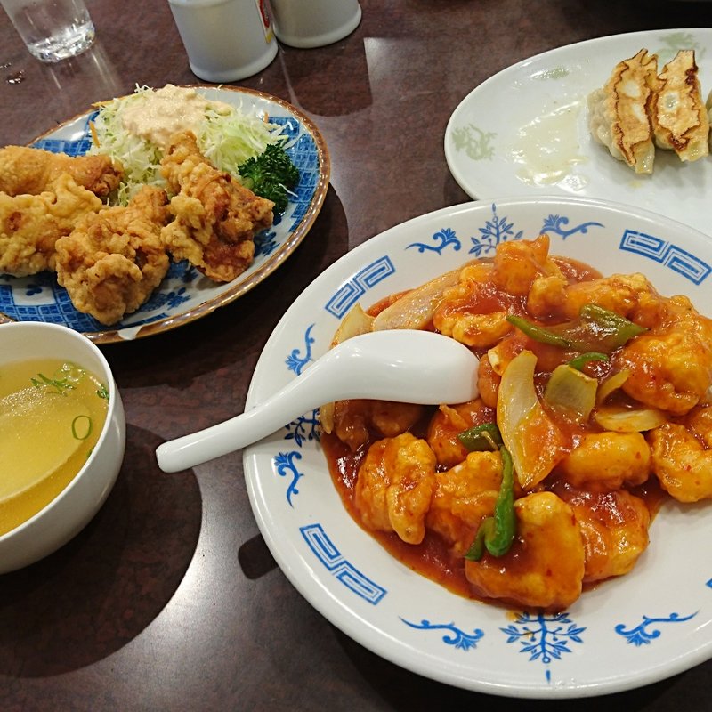 海老チリ(雁飯店 茨木本店)