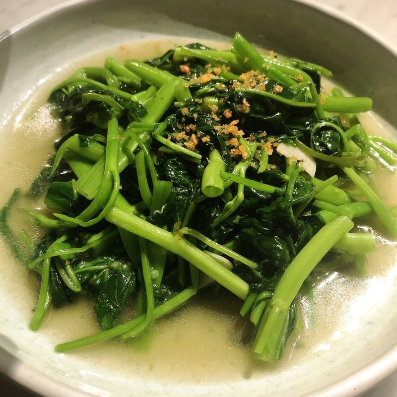 空心菜の炒め（塩味）(過門香 銀座店)