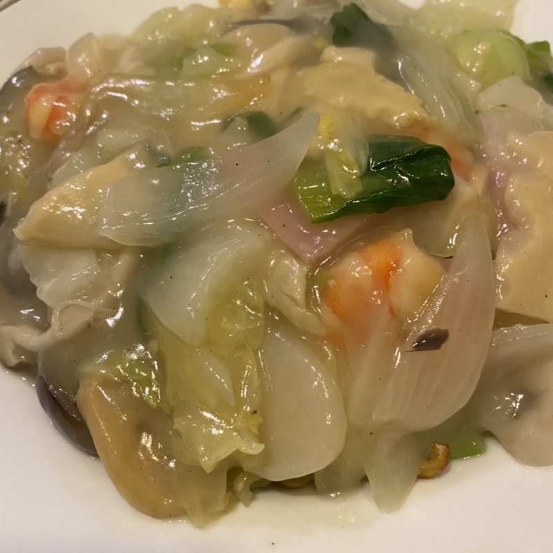 海老の塩あんかけ焼きそば(四川亭 )