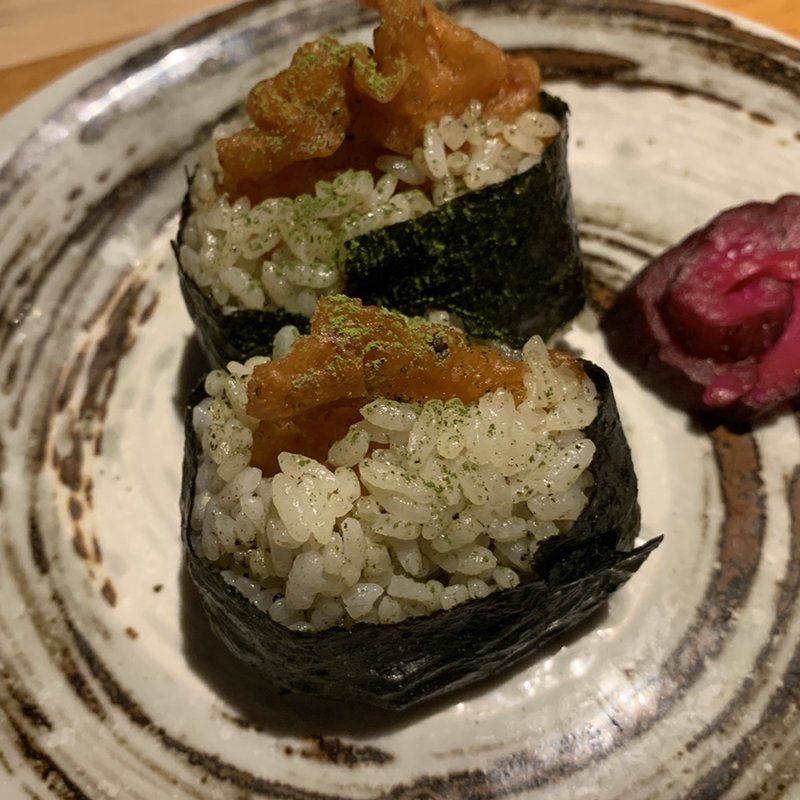 抹茶天むす(はなれ　中村製麺 )