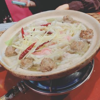 豚白菜チーズ鍋(ゆるり屋渋谷道玄坂店)