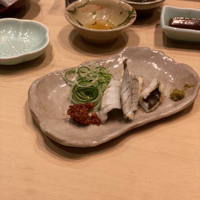 穴子白焼き(すし田 乾山 松屋銀座店)