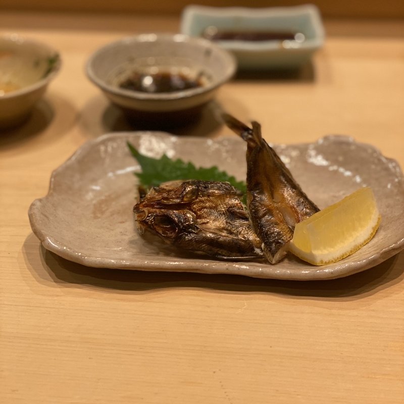 メヒカリ(すし田 乾山 松屋銀座店)