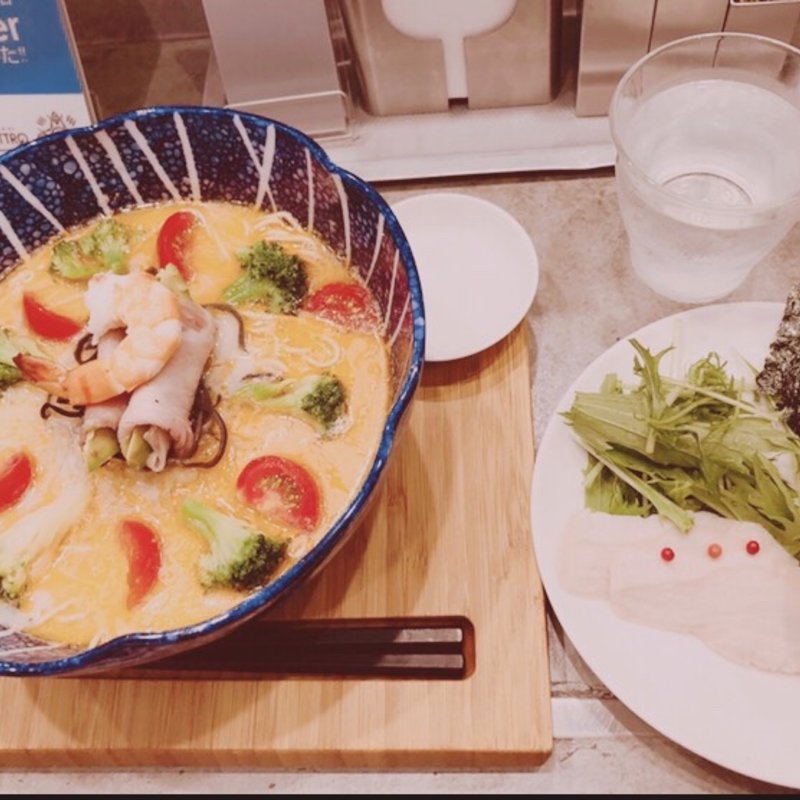 恋濃く蝦塩そば　白　特製(ソバダイニング クワトロ)