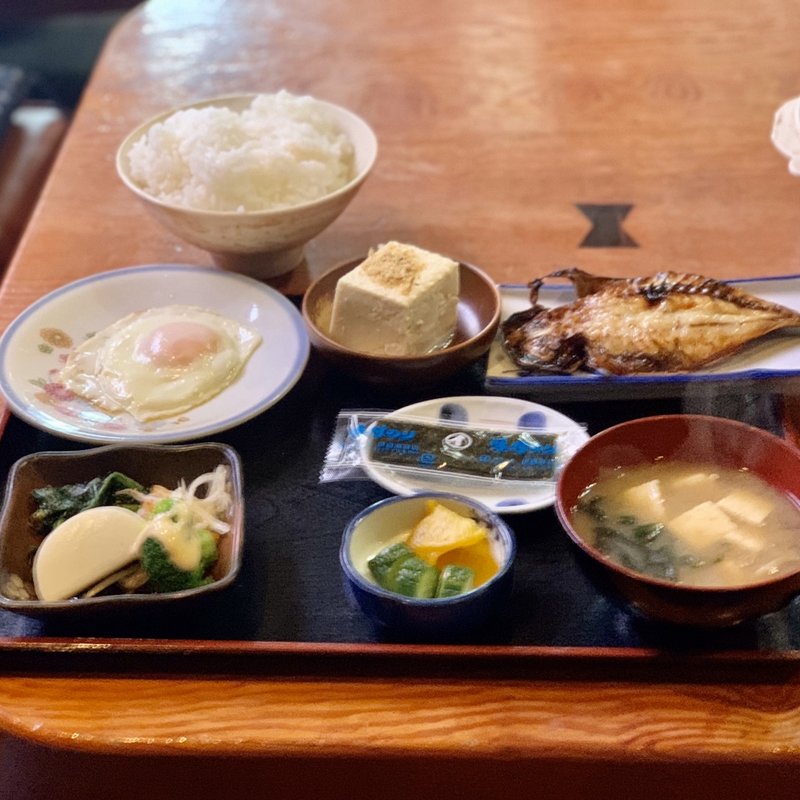 あじの干物定食(らんぷはうす （ランプハウス）)