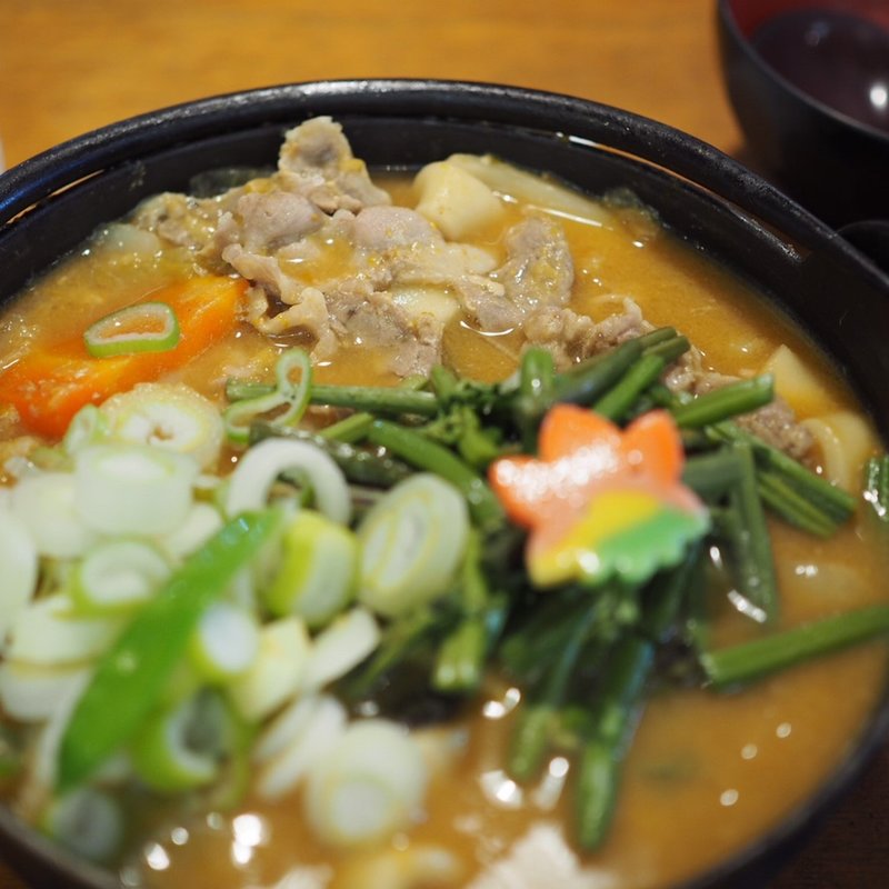 鴨肉ほうとう(甲州ほうとう小作石和駅前通り店)