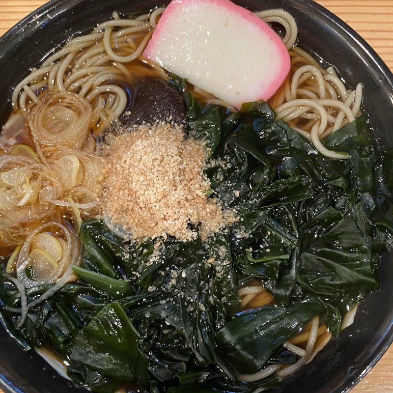 わかめそば(越後十日町そば がんぎ 新川二丁目店)