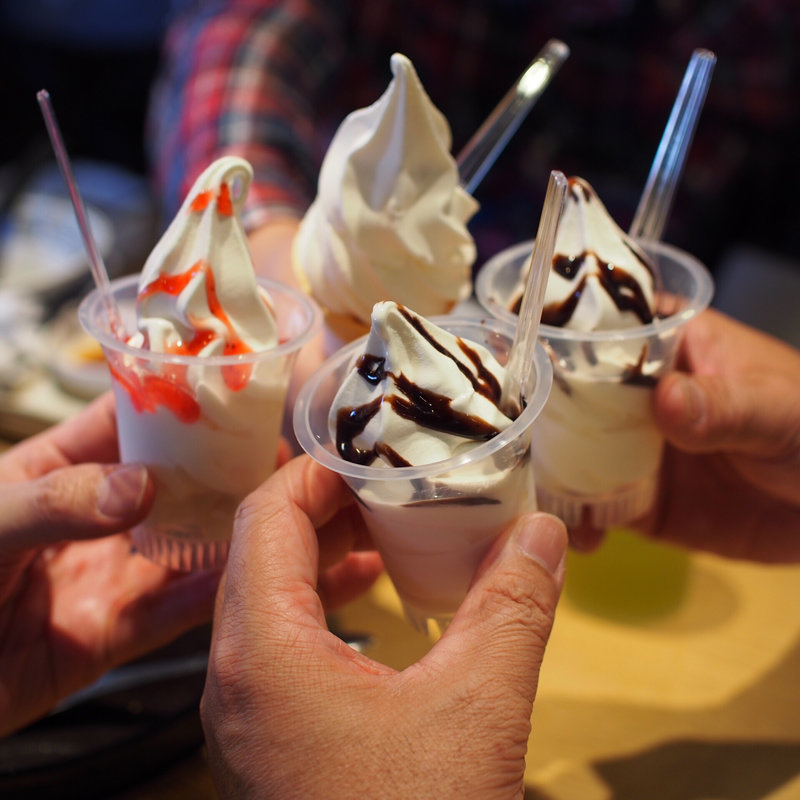 ソフトクリーム(丸源ラーメン 田辺店)