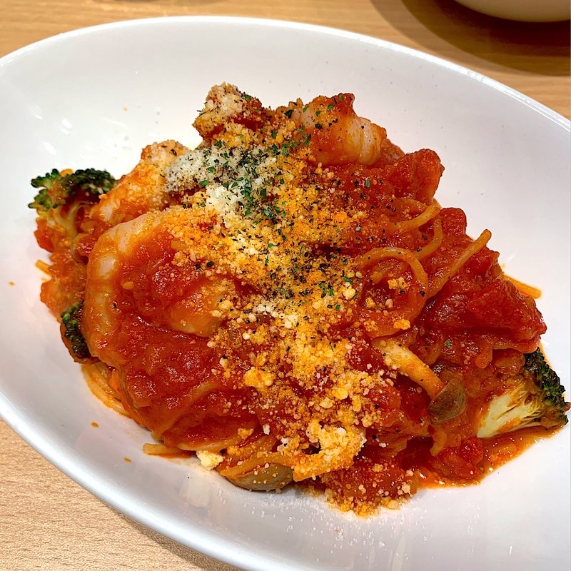 今週のパスタ(Crab Shrimp and Oyster)