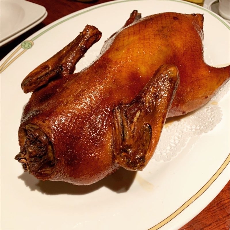 焼き立て北京ダック(中国飯店 六本木店)