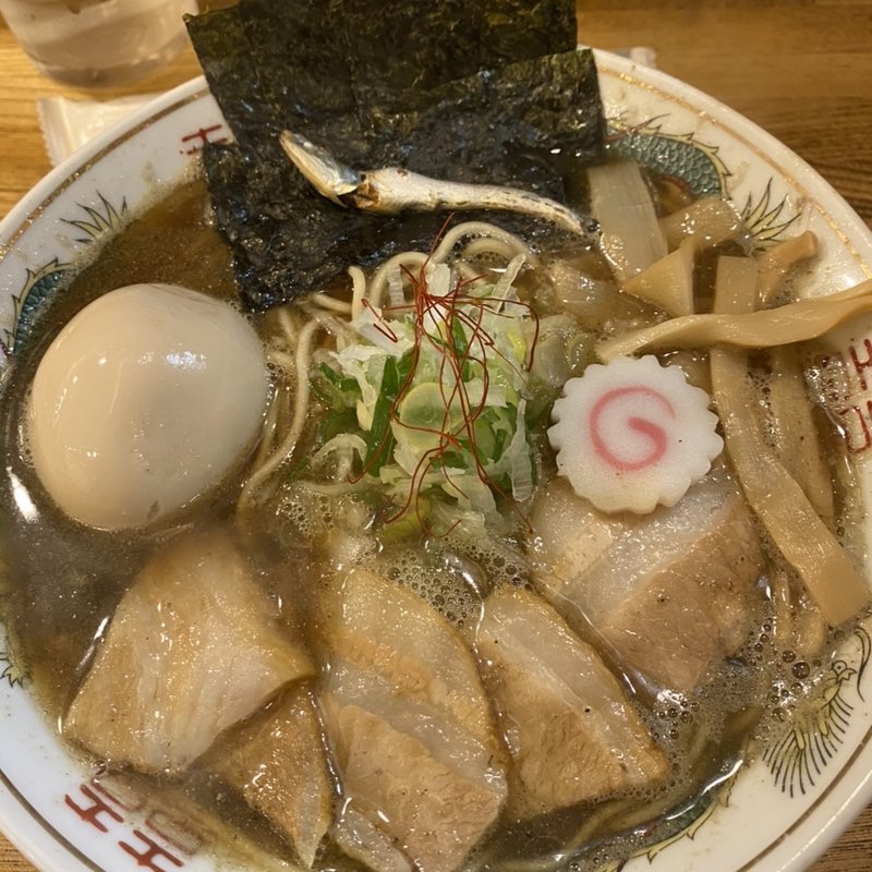 ど煮干しラーメン(つけ麺 冨)
