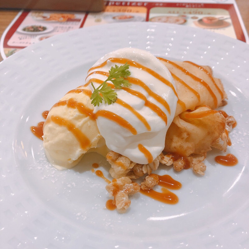 アップル&キャラメルクレープ(ココス 甲府昭和店 )