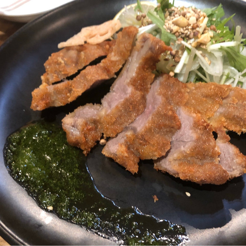 ラムカツ(ビアバルNAGAOKAYA)