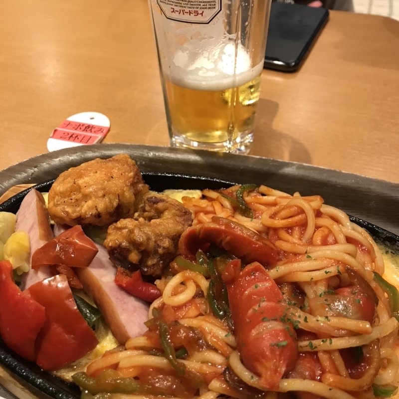 スペシャルナポ膳ビアセット(なごめしカフェ トラッツィオーネナゴヤ)