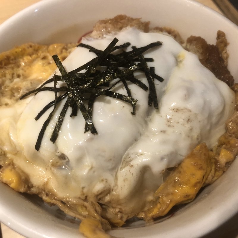 ミニカツ丼(いろり庵きらくそば 上野)