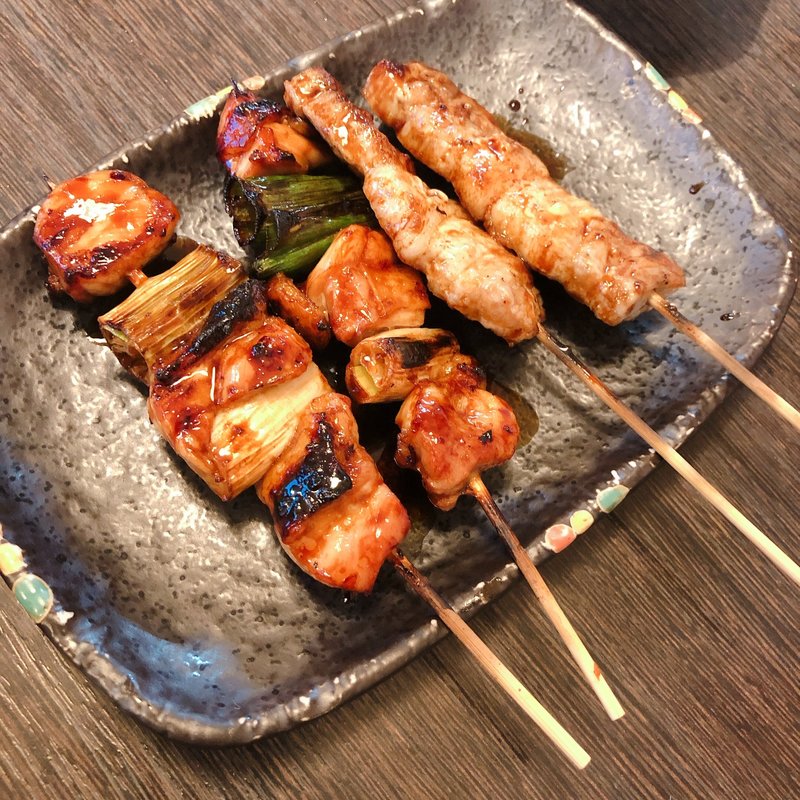 焼き鳥　ねぎま　せせり(鶏膳 明石総本店)