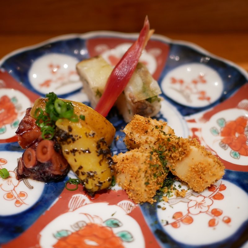 三種盛り(旬菜料理　山灯　 （やまびこ）)