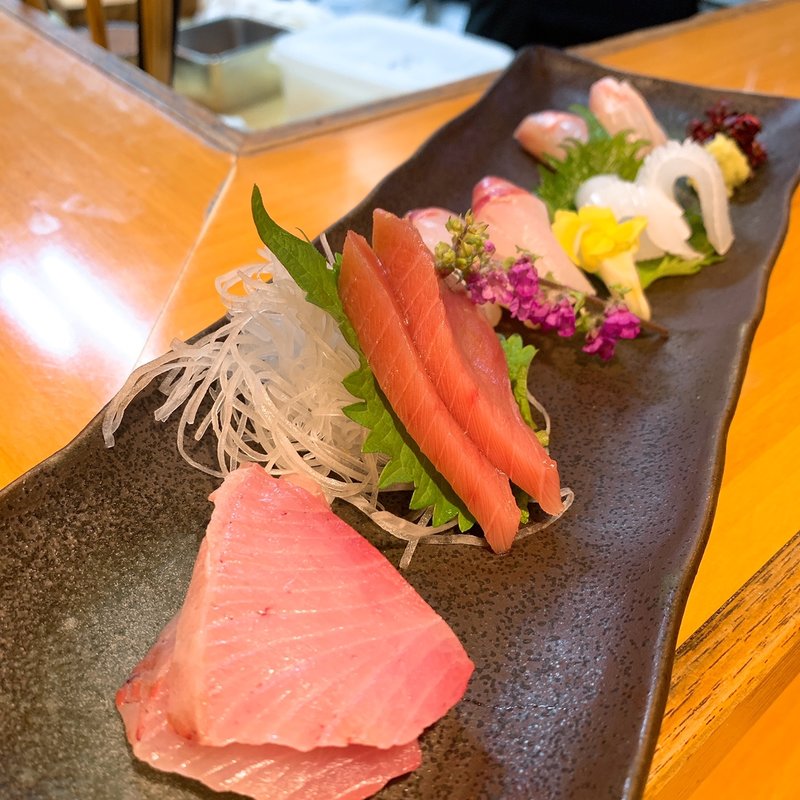 刺身盛り合わせ(魚河岸三代目 千秋)