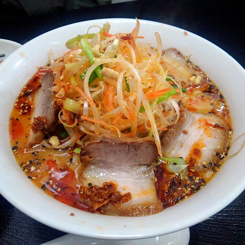 焦がしごまみそラーメン(会津喜多方ラーメン坂内 小法師 水沢店 （あいづきたかたらーめんばんない こぼし）)