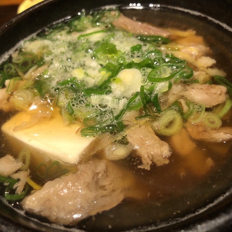 牛すじ豆富の塩煮込み(神楽坂 睦)